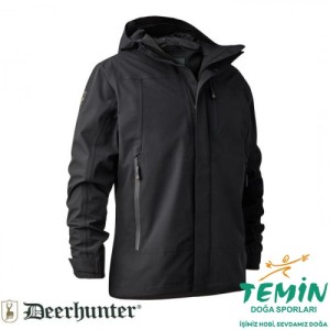 DEERHUNTER Sarek Shell Kapüşonlu Siyah Mont L