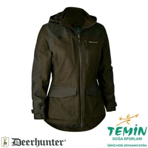 DEERHUNTER Chasse Yeşil Uzun Kadın Mont 42