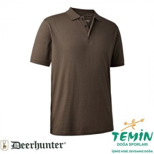 T. DEERHUNTER Christian Polo Kahverengi Tişört XL