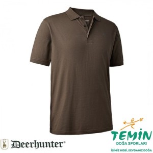 T. DEERHUNTER Christian Polo Kahverengi Tişört L