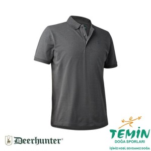 DEERHUNTER Harris Polo Yaka Gri Tişört XL