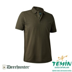 DEERHUNTER Polo Yaka K.Kollu Yeşil Tişört M