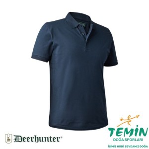 DEERHUNTER Polo Yaka K.Kollu Lacivert Tişört XL