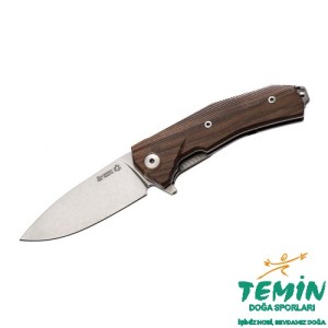 Lionsteel KUR Wood Santos wood handle Çakı