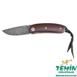 Lionsteel Mini Damascus Santos Wood Çakı