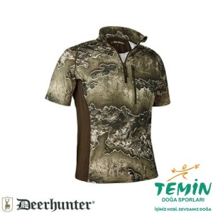 DEERHUNTER Yaka Fermurlı K.Kollu Realtree Tişört XL