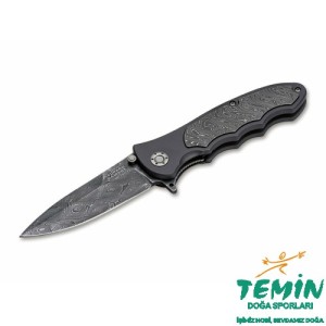 Böker Manufaktur Solingen Leopard-Damascus III Collection Çakı