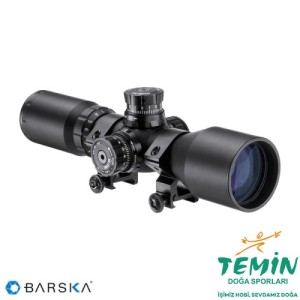 BARSKA 3-9X42 IR,CONTOUR  Tüfek Dürbünü