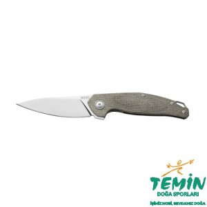 MKM Goccia Green Canvas Micarta Çakı