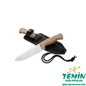 Lionsteel T6 CPM 3V Satin Blade Natural Canvas Bıçak