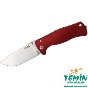 Lionsteel SR2A RS Red Aluminum red handle satin blade Çakı