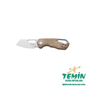 MKM Isonzo M390 Cleaver Natural Canvas Çakı