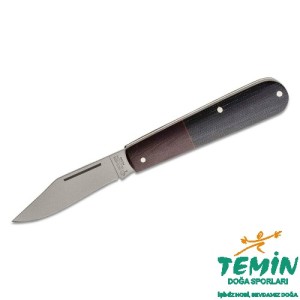 Böker Manufaktur Barlow Integral Canvas Micarta Black Çakı