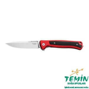 Lionsteel Skinny Red Aluminum Stone Washed Blade Çakı