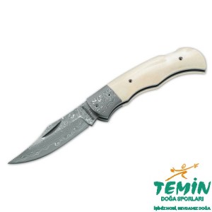 Böker Magnum Damascus Kemik Çakı