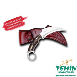 Bora 320 B Karambit Geyik Boynuzu Saplı Bıçak