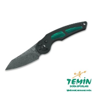 Fox Knives Jupiter Titanium Malachite Damascus Çakı