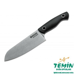 Böker Manufaktur Saga Santoku G10 Stonewash Bıçak