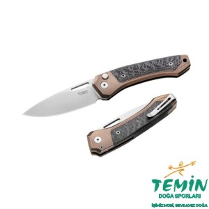 Lionsteel Twain-Bronze Titanium / Carbon Fiber Çakı