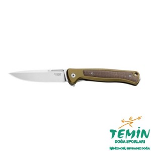 Lionsteel Skinny Green Aluminum Stone Washed Blade Çakı