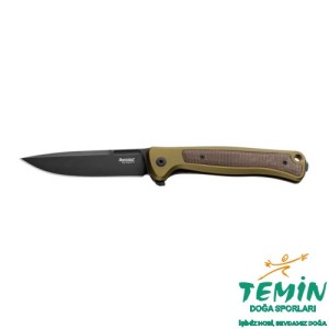 Lionsteel Skinny Green Aluminum Black Blade Çakı