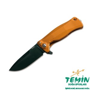 Lionsteel SR11 Aluminum Orange handle black blade Çakı