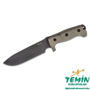 Lionsteel M7 Black Blade Green Canvas Bıçak