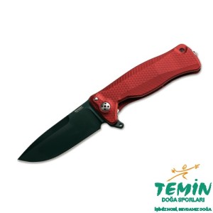 Lionsteel SR-11A RB Alüminyum Kırmızı Sap Siyah Ağız Çakı