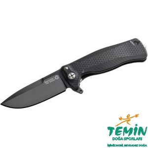 Lionsteel SR22 Aluminium Black black blade Çakı