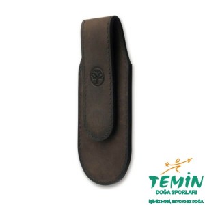 Böker Manufaktur Solingen Magnetic Leather Pouch Brown Large Deri Kılıf