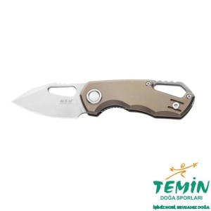 MKM Isonzo M390 Clip Point Titanium Bronze Çakı