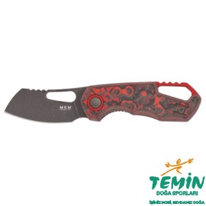 MKM Isonzo M390 Cleaver Lava Flow Dark Çakı