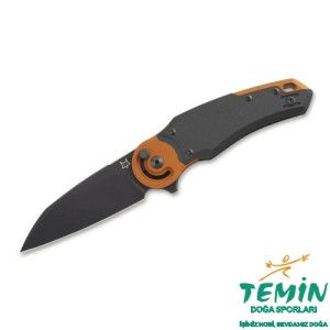 Fox Knives Metamorphosis Wharncliffe M390 Aluminum Black & Orange PVD Çakı