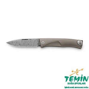 Lionsteel Thrill Damascus Grey Titanium Çakı