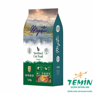 Mystic Steril Kısırlaştırılmış Somonlu Yetişkin Kedi Maması 1.5 Kg